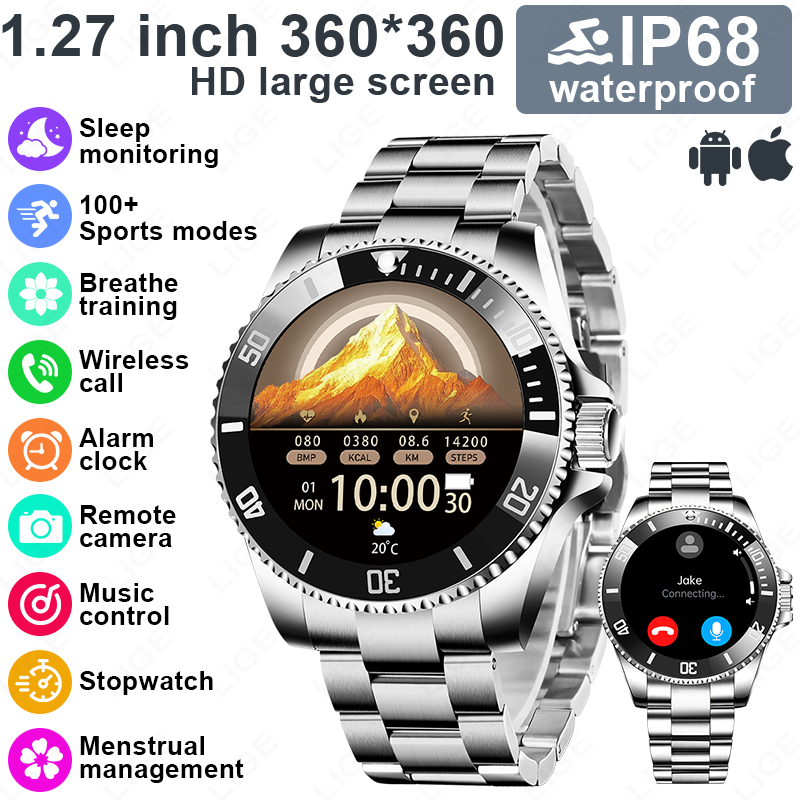 Japanese Luxury Lifestyle - LIGE Nowy Styl Luksusowy Smartwatch na