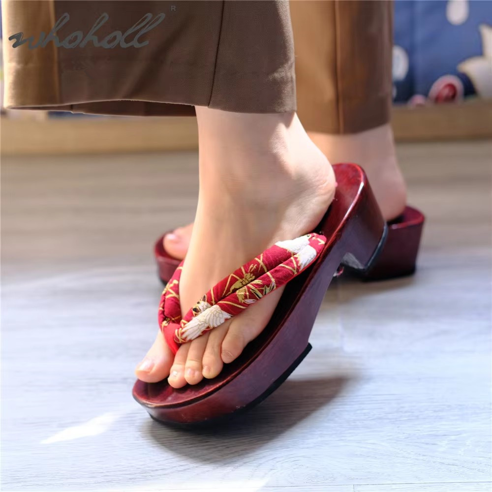Geta Wooden Sandal - Japońskie buty Geta do cosplayu, sandały