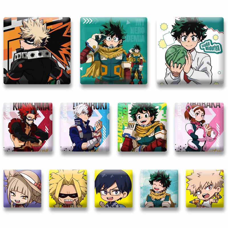 Furoshiki - Ochaco Izuku Shoto Himiko Katsuki Kwadratowa