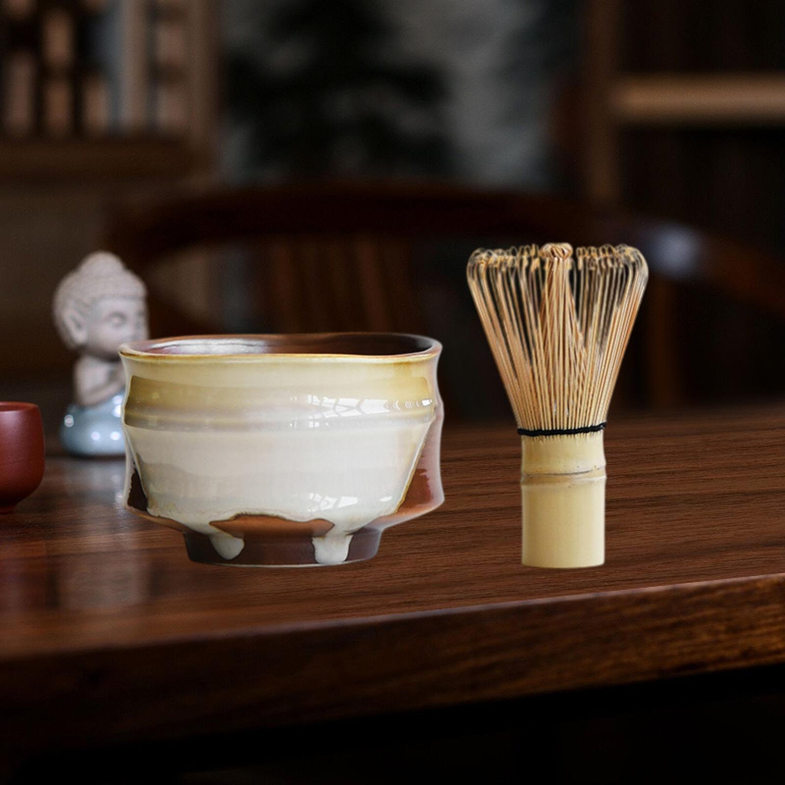 Japanese Tea - Ceramiczna miseczka do matchy, japoński zestaw