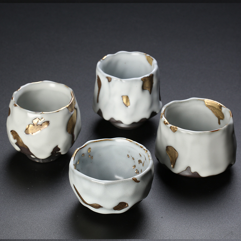 Japanese Tea - Ręcznie wykonany, posrebrzany zestaw do herbaty