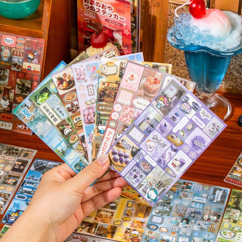 20 szt. naklejek z papieru pow – Japanese Snacks recenzja i cena